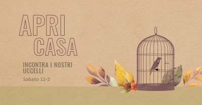 Osservazione di uccelli brown vintage-botanical