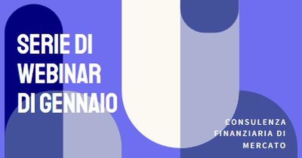 Serie di webinar di gennaio blue modern-bold