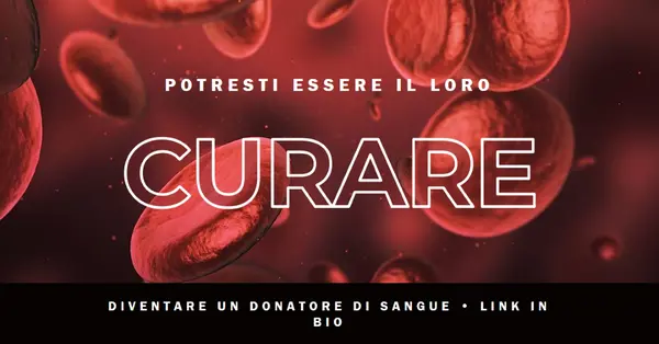 Diventare un donatore di sangue red modern-simple
