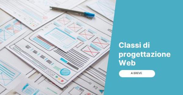 Classi di progettazione Web blue modern-simple