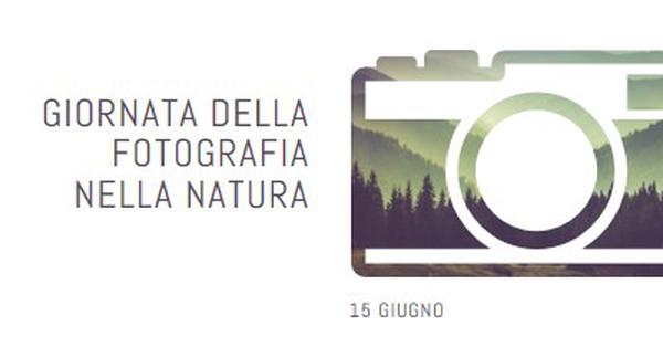 Giornata della fotografia nella natura white modern-simple