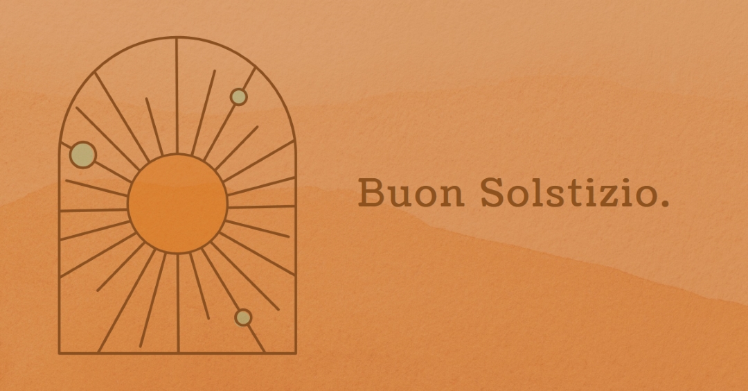 Buono per il solstizio orange organic-boho