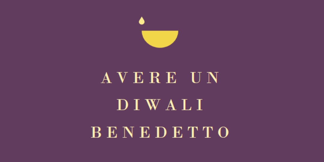 Benedizioni di Diwali purple modern-simple