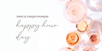 Happy hour a ore 5 white modern-simple