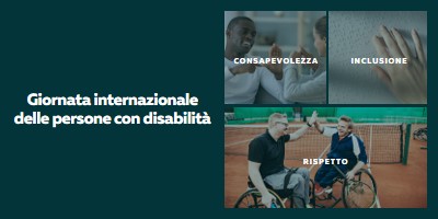 Discorso sulla disabilità gray modern-simple