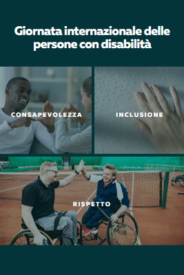 Discorso sulla disabilità gray modern-simple