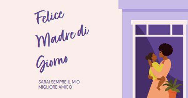 Mia madre, la mia migliore amica gray modern,clean,illustrative,cursive,graphical,offset