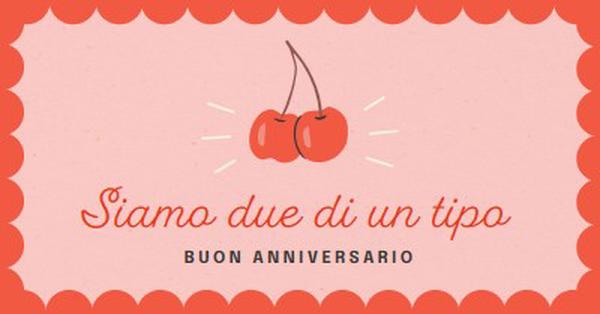 Siamo due di un tipo red illustration,retro,playful