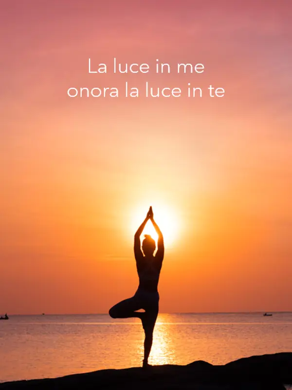 Poster sullo yoga modern-simple