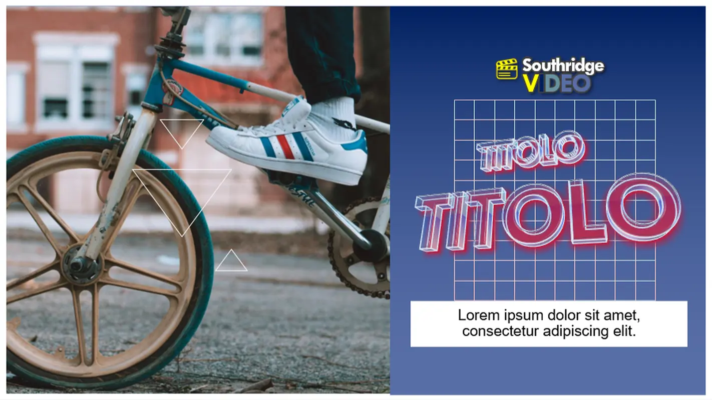 Presentazione retro vintage retro