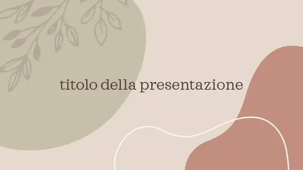 Modello Organico modern bold