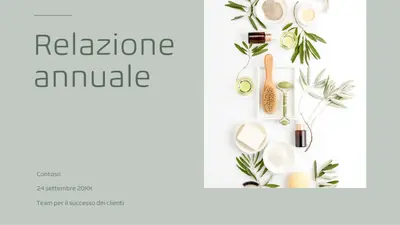 Presentazione a colori minimalista organic-simple