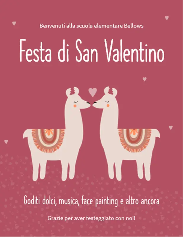 Materiale stampabile per San Valentino whimsical color block