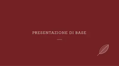 Modello Foglia modern-simple