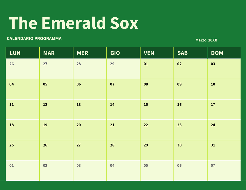 Turni della squadra, programmazione e calendario gray modern-simple