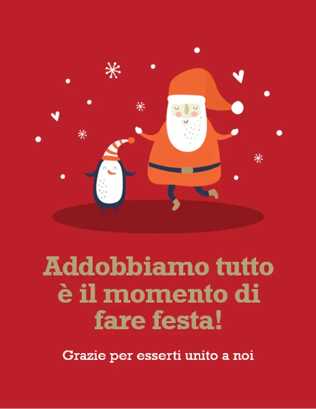 Materiali stampabili per la festa di Natale whimsical color block