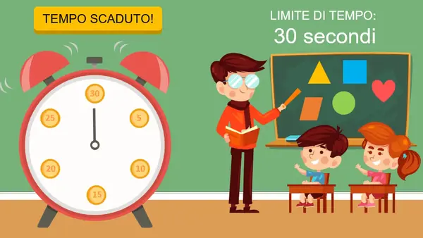 Timer per la classe (orologio) whimsical color block