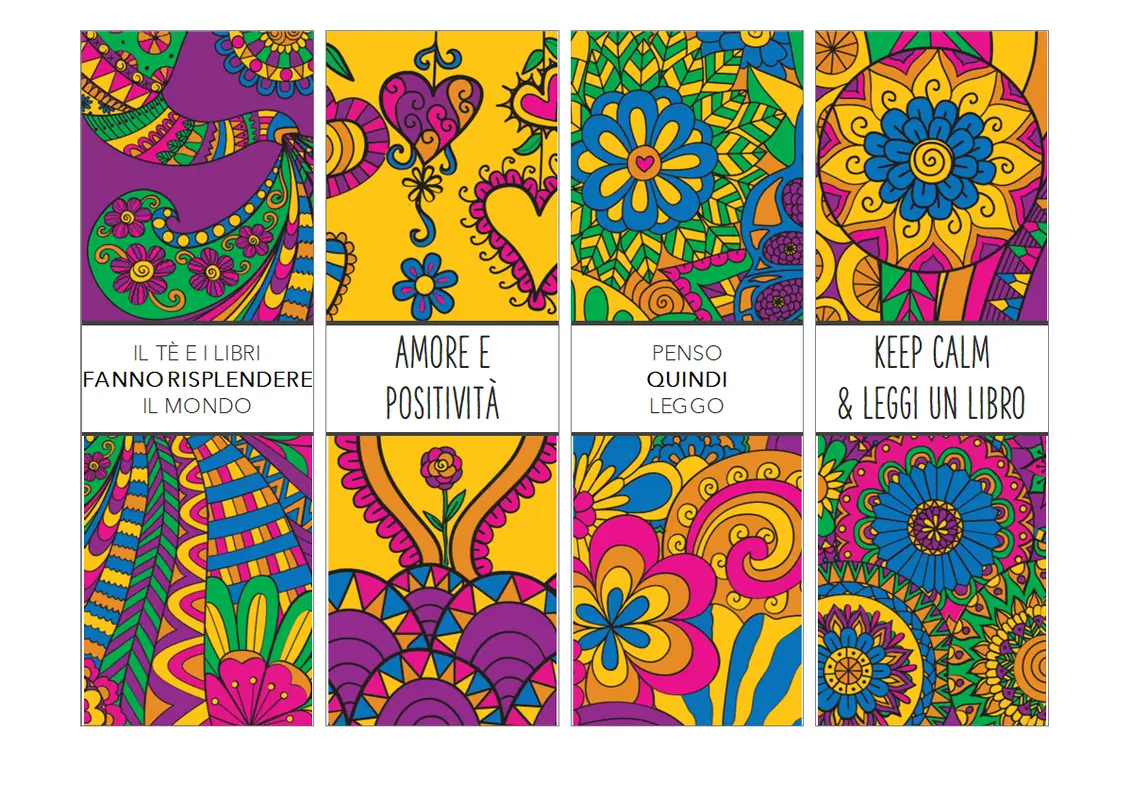 Segnalibri creativi organic boho