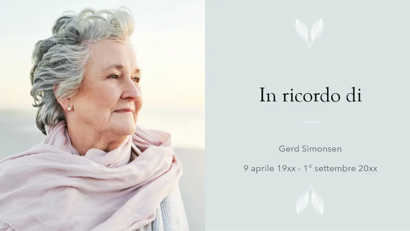 Presentazione di commemorazione modern simple