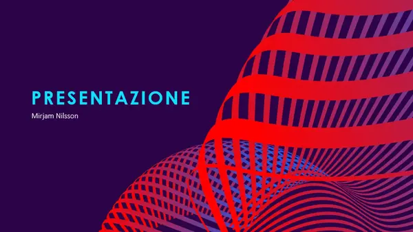 Presentazione futuristica modern-bold