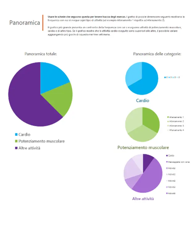 Registrazione attività sportiva modern simple