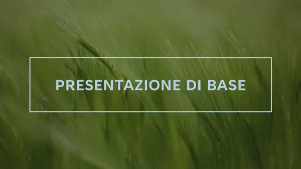 Presentazione verdeggiante modern-simple