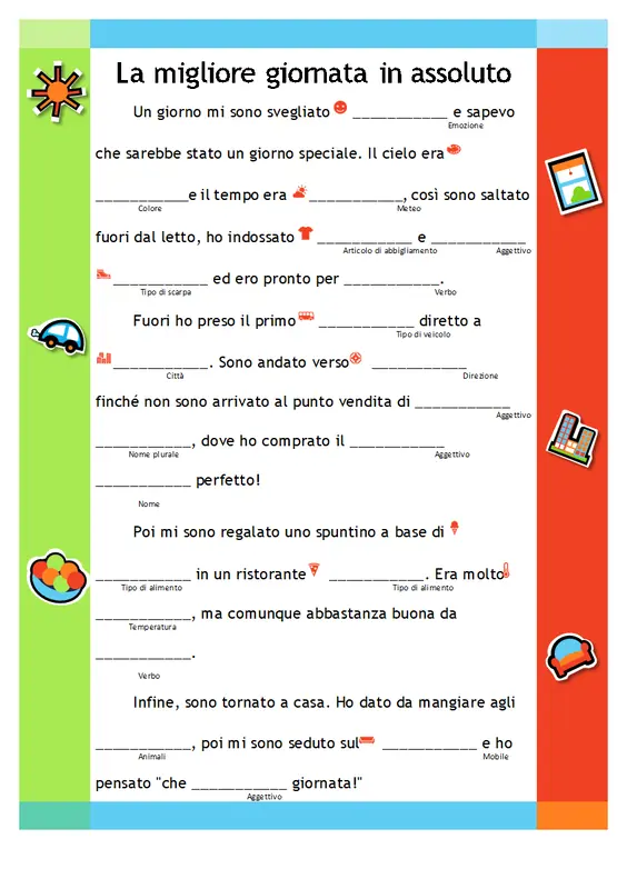 Storia di riempimento divertente modern simple