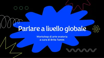 Presentazione con arte a scarabocchi