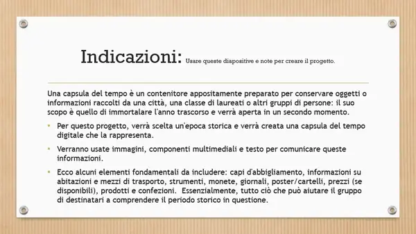 Capsula del tempo digitale modern-simple