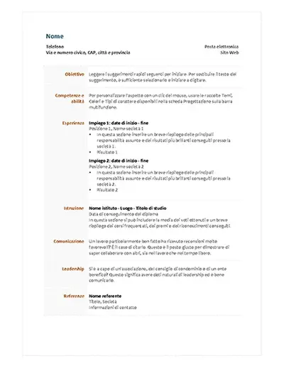 Curriculum funzionale