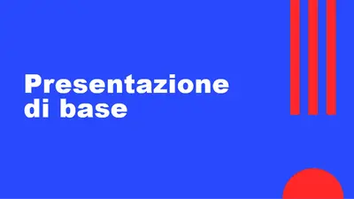 Presentazione corso di formazione modern color block