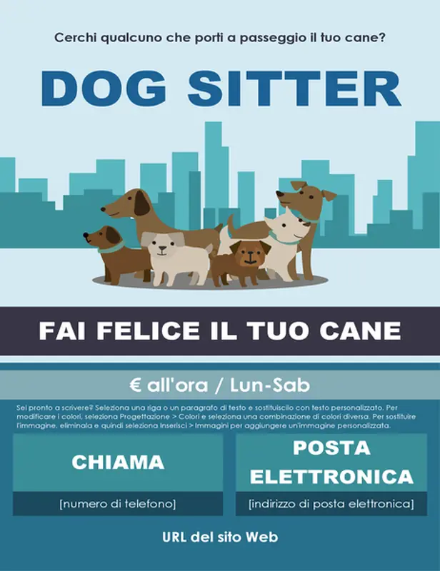 Volantino per secondo lavoro