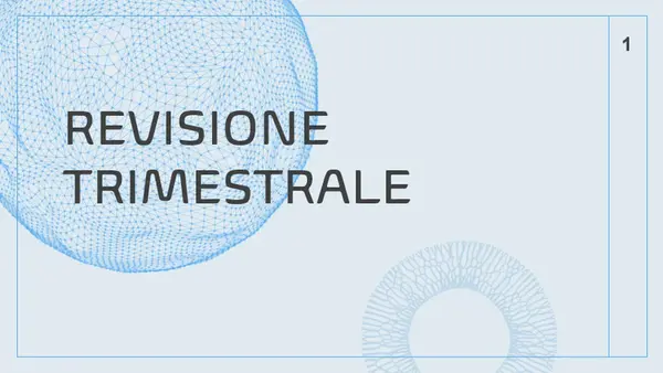 Presentazione di Fission blue modern geometric
