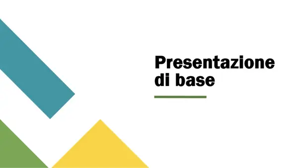 Presentazione annuale geometrica modern-geometric