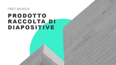 Presentazione modernista chiara modern bold