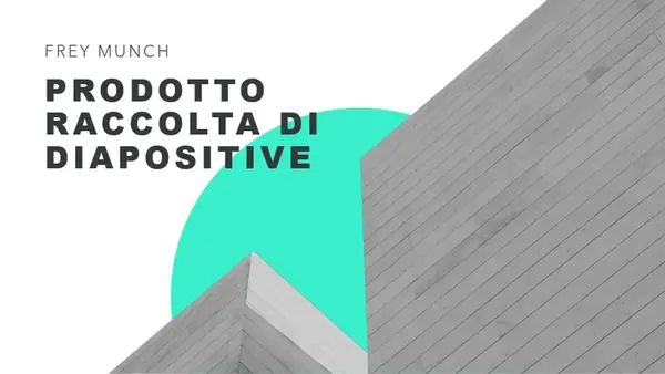 Presentazione modernista chiara modern bold