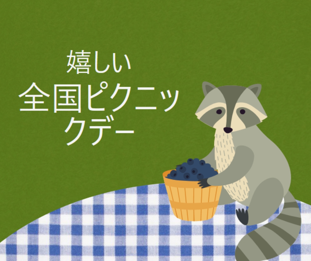 ハッピーナショナルピクニックデー green whimsical-color-block