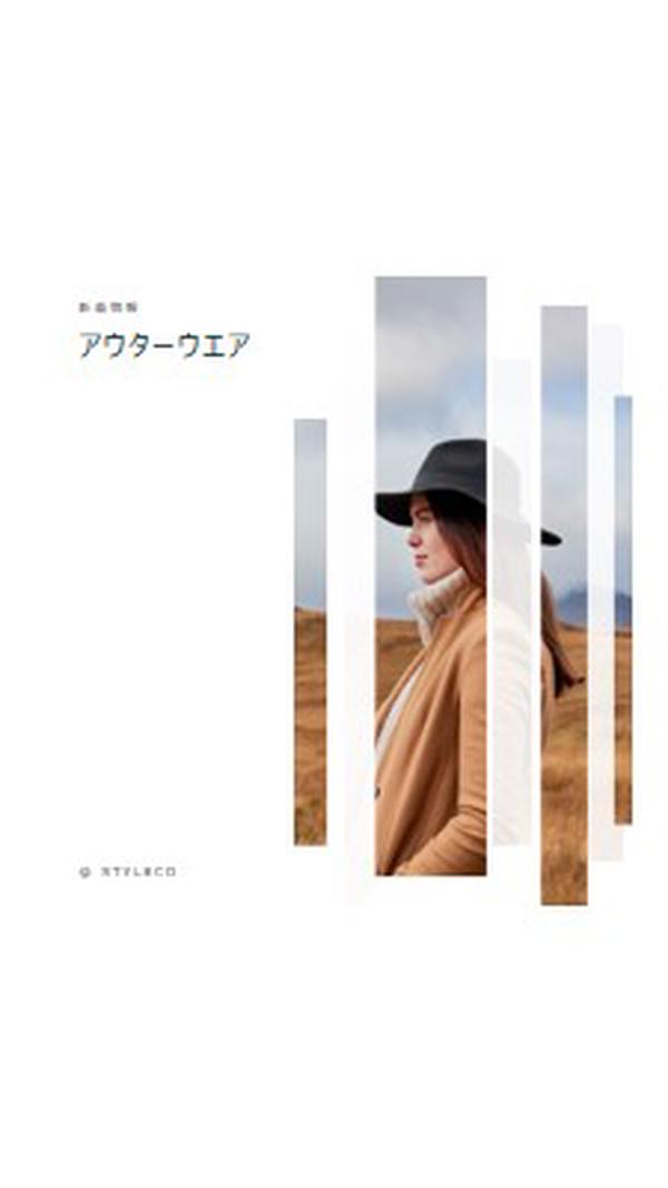 秋の魅力 white modern-simple