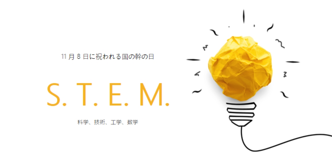 科学、技術、工学、数学 yellow modern-simple