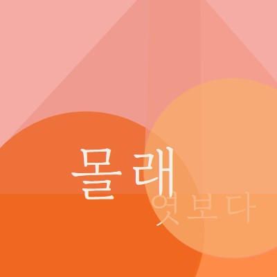 프리미어 미리 보기 orange modern-color-block