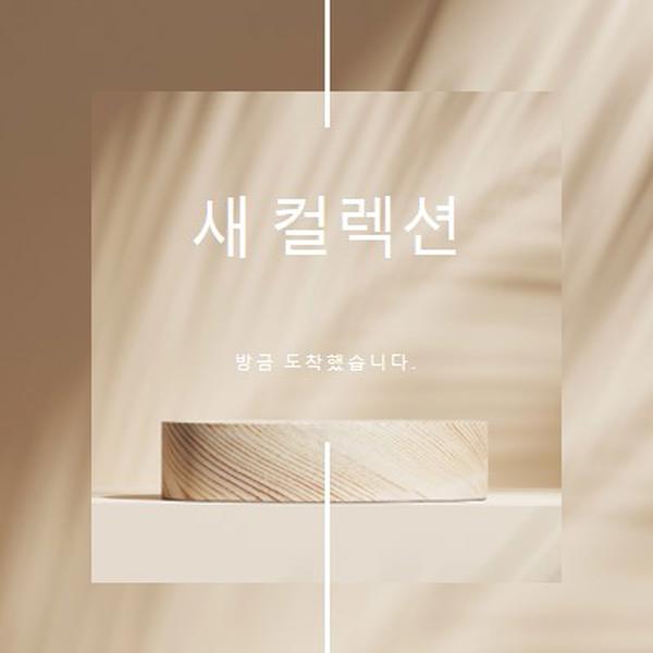 신선한 나무 brown modern-simple