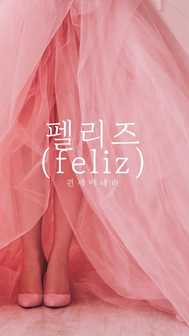 퀸시네라 색 pink modern-simple