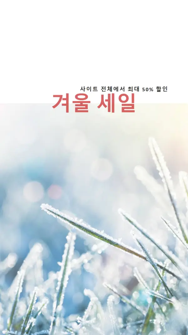 겨울 아침 white modern-simple
