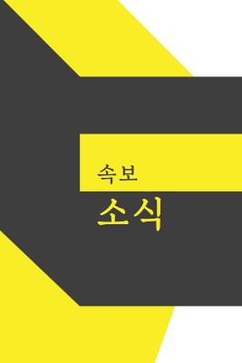 뉴스 플래시 yellow modern-bold