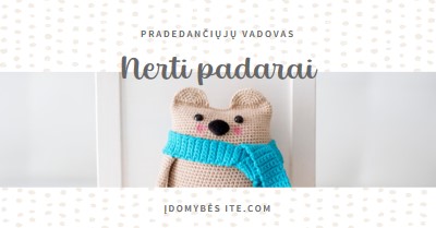 Pradedančiųjų vadovas nėrimui white organic-simple