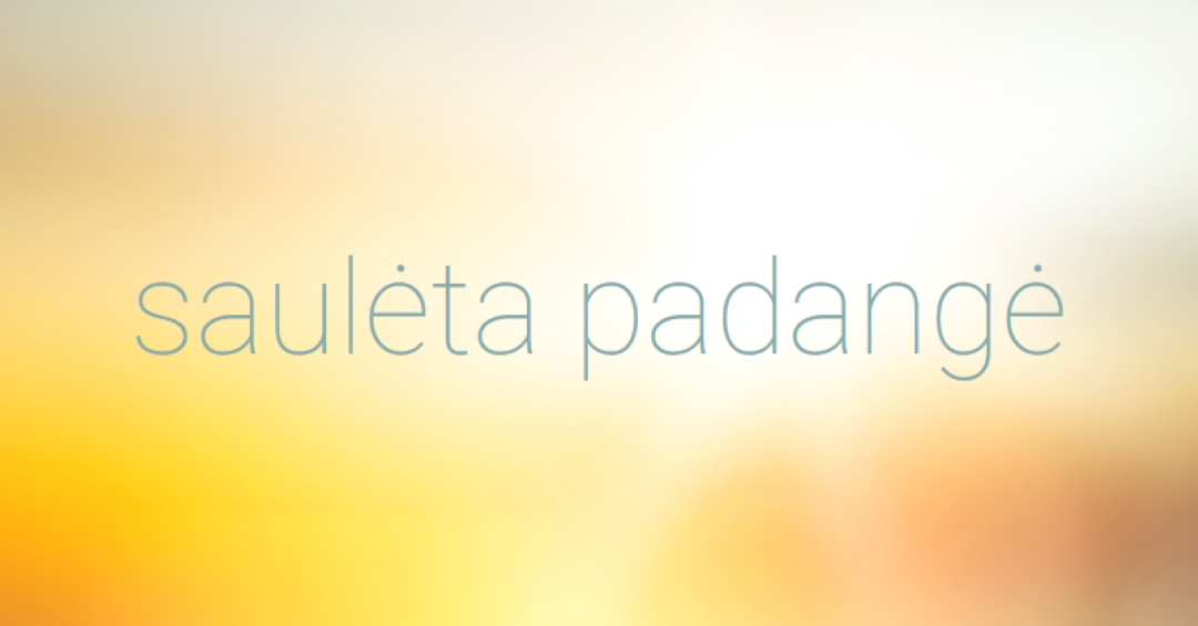 Saulėta padangė yellow modern-simple