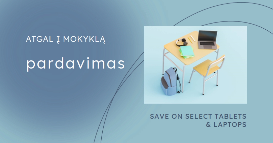 Grįžimas į mokyklą blue modern-simple