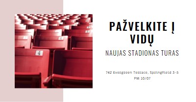 Pažvelkite į vidų red modern-simple