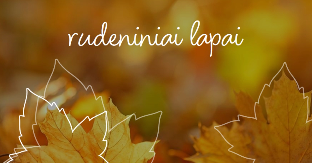 Rudens lapai orange organic-simple