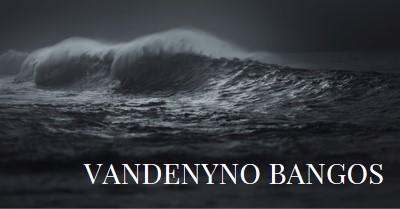 Tamsios vandenyno bangos gray modern-simple
